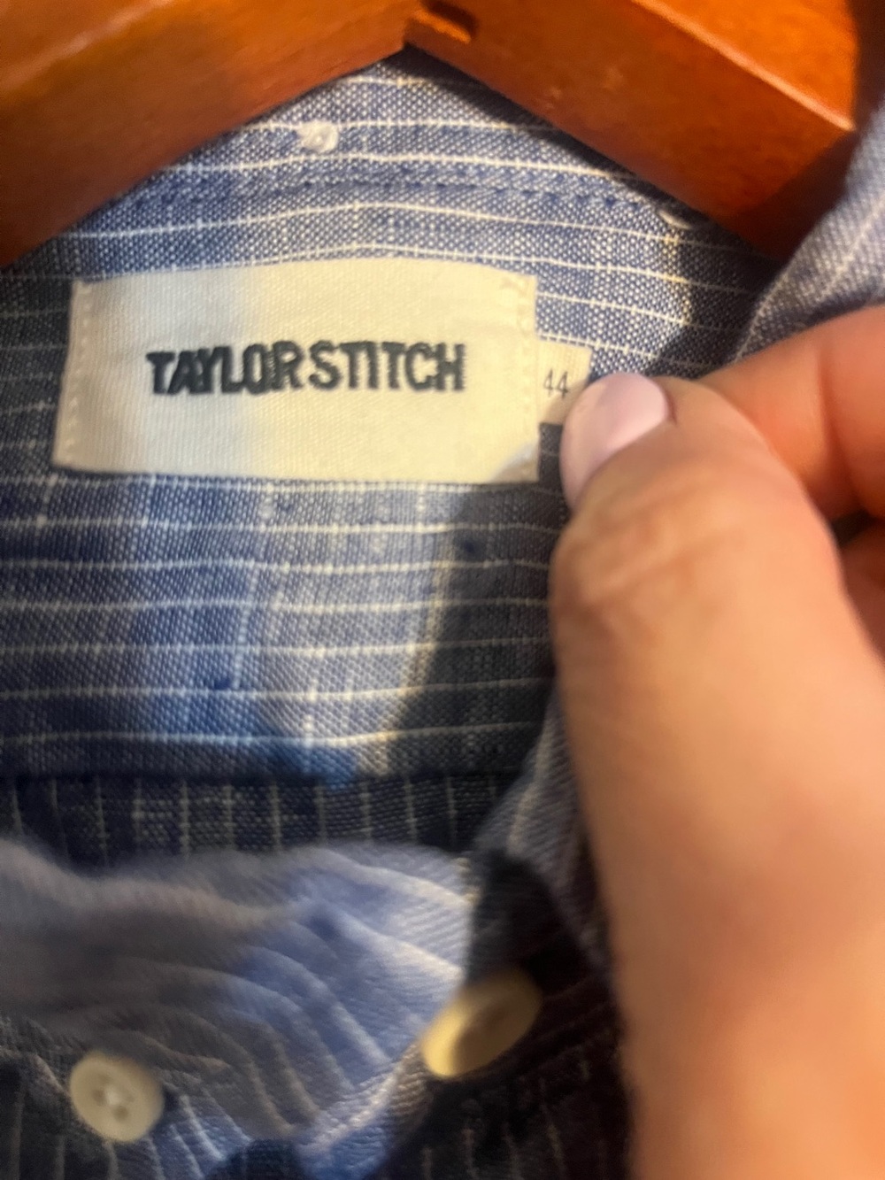 Jack Shirt- Sky Stripe Linen - Picture 6 of 8
